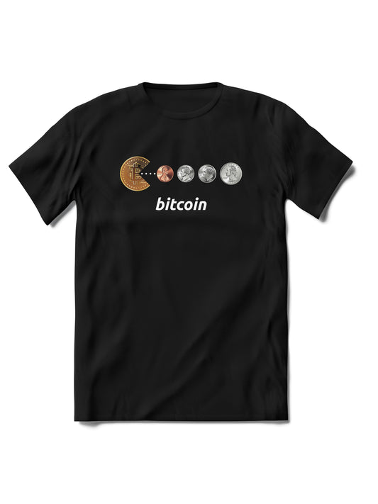 Bitcoin Pac-Man Tee